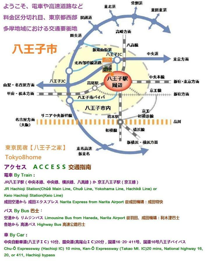 Tokyo8Home Хатіодзі Екстер'єр фото